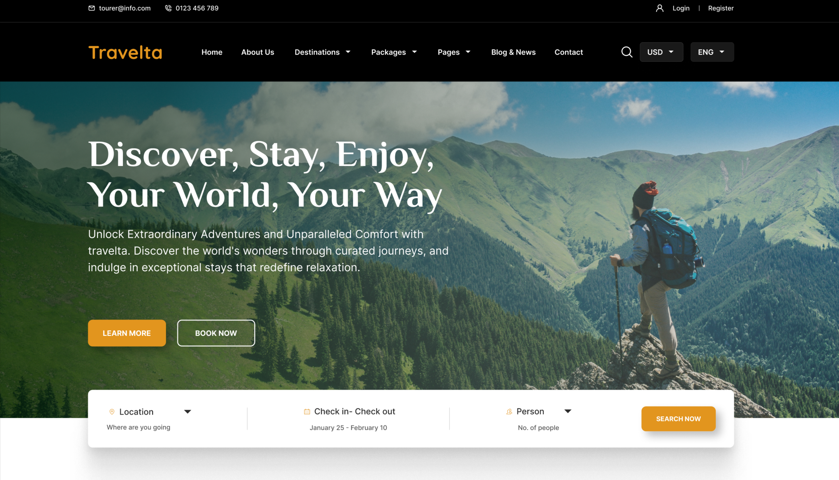 Travel Agency Website
